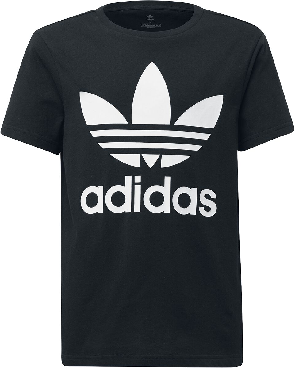 T-shirt de Adidas - T-shirt Trèfle - 128 à 170 - pour filles & garçonse - noir
