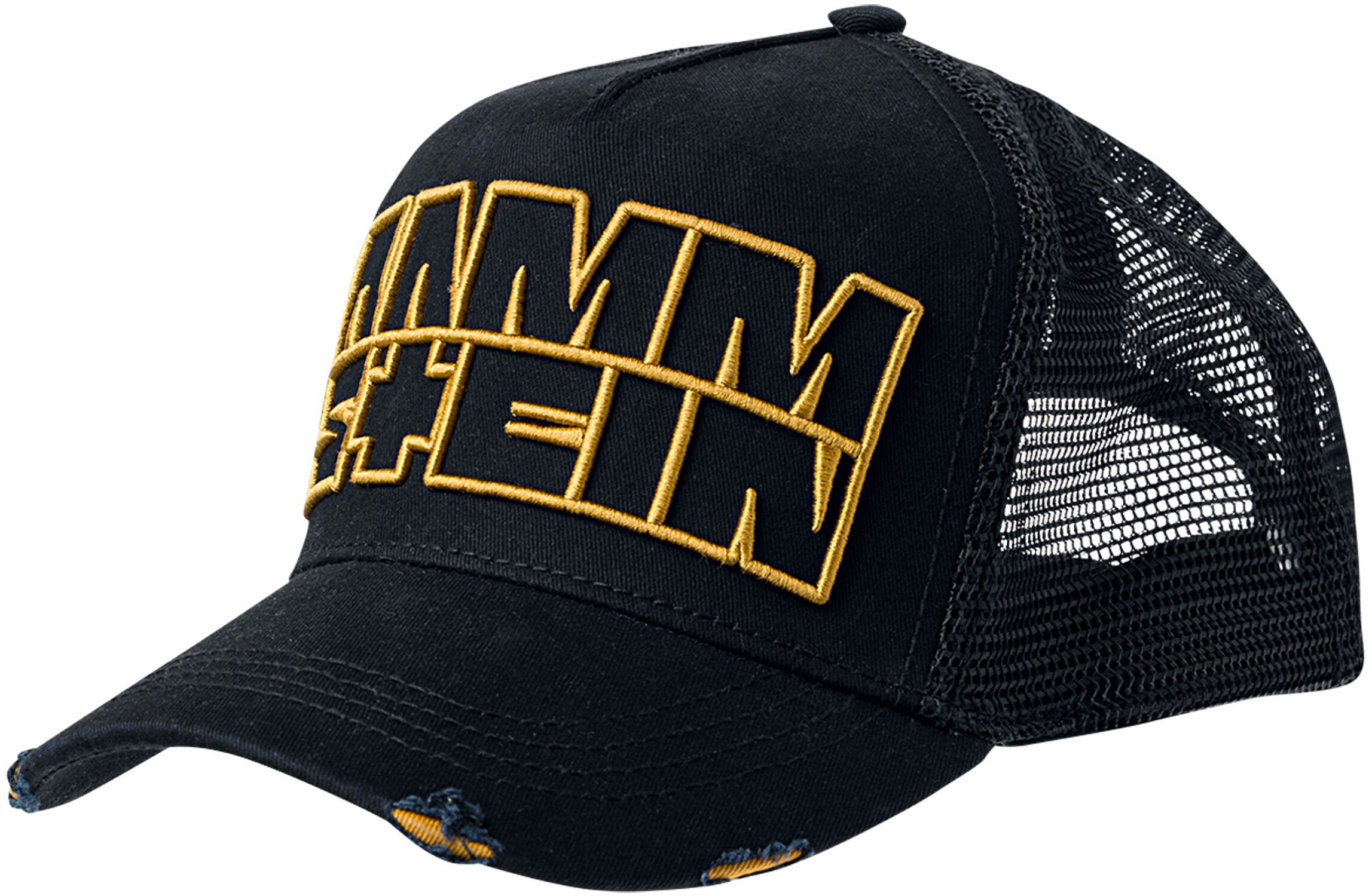 Rammstein Cap - Logo - schwarz  - Lizenziertes Merchandise!