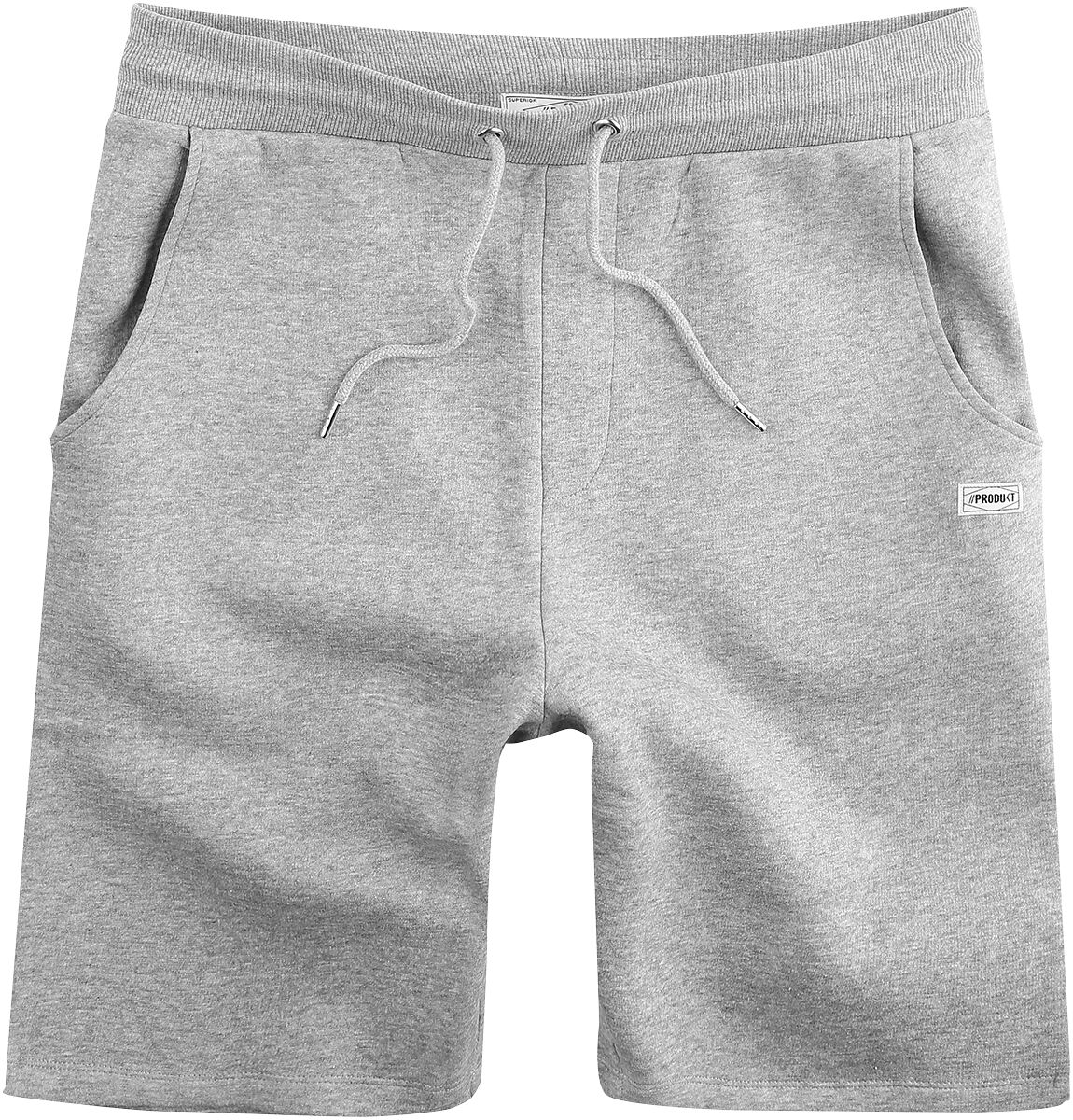 Basic Sweat Shorts Short hellgrau meliert von Produkt