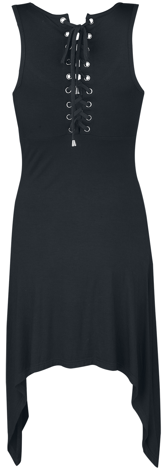 Jawbreaker Modern Witch Dress Kurzes Kleid schwarz weiß