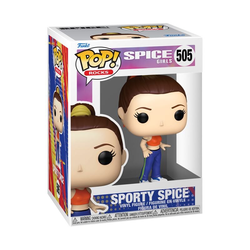 Spice Girls - Sporty Spice - Pop Rocks! Vinyl Figur 505 - Funko Pop! - Funko Shop Europe