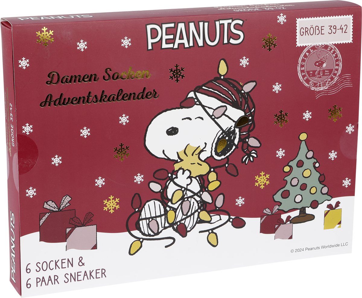 Thumbnail - Peanuts Peanuts Socken Adventskalender Adventskalender multicolor