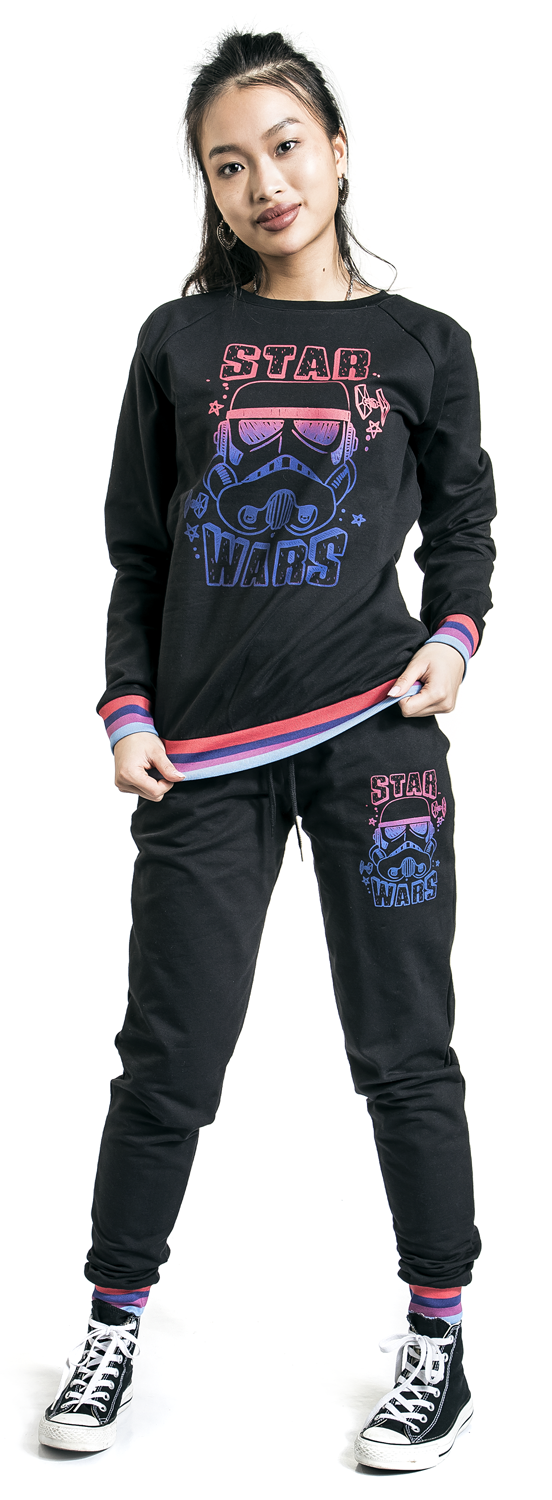 Star Wars Rainbow Warrior Sweatshirt schwarz