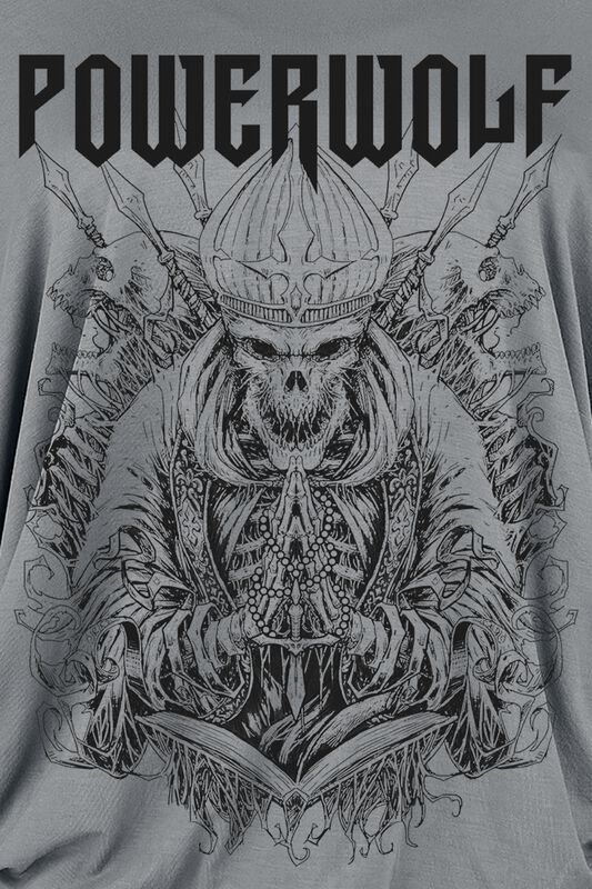 Band Merch Powerwolf Skull Saint | Powerwolf T-Shirt