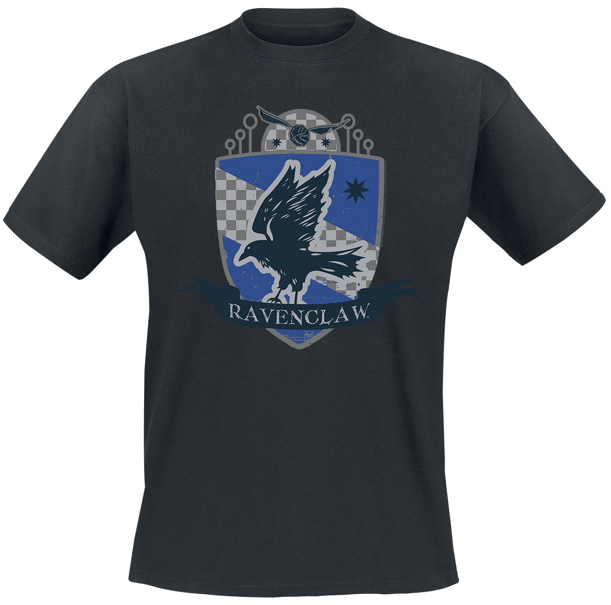 Harry Potter Ravenclaw  Chest Badge T-Shirt black
