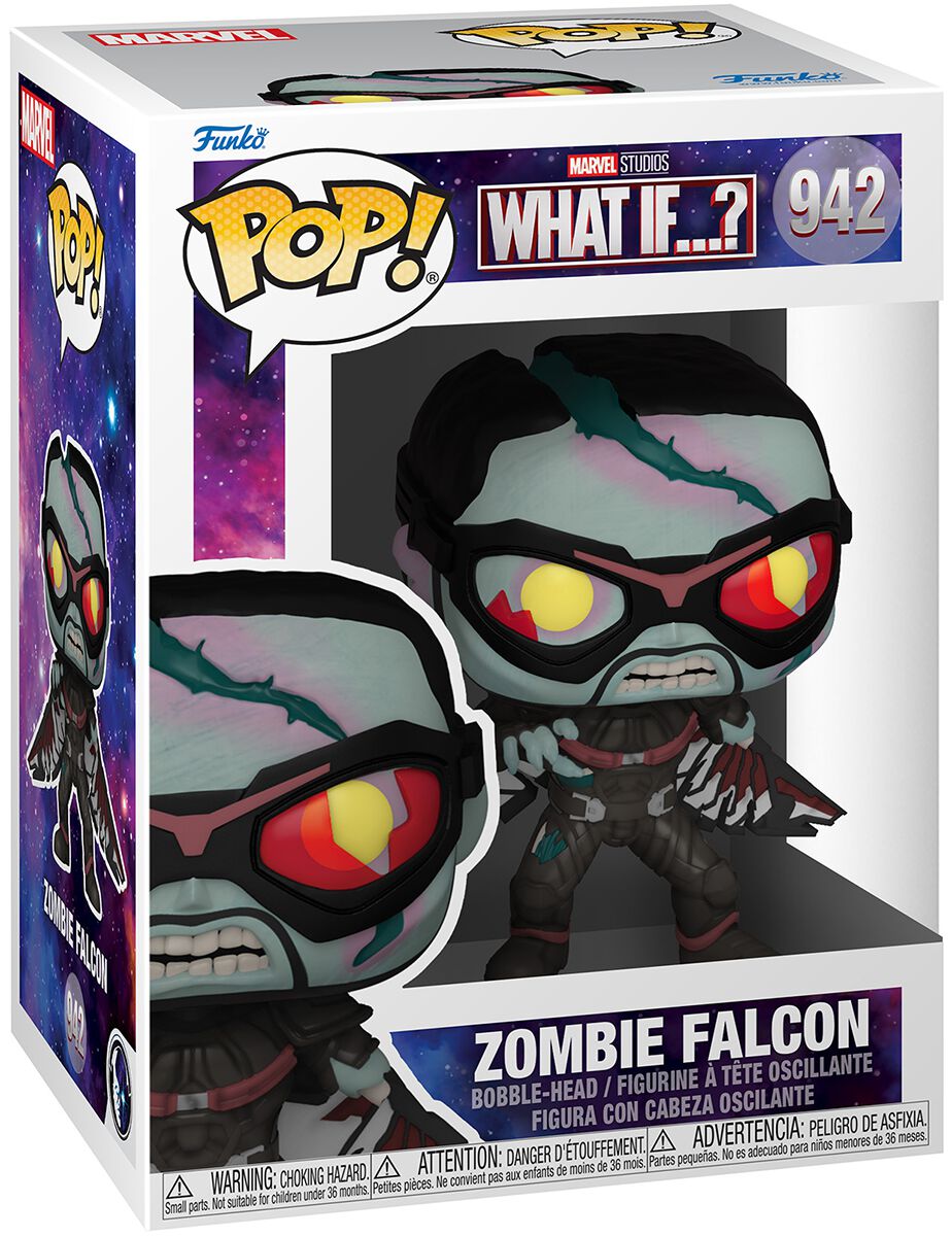 What If...? Zombie Falcon Vinyl Figure 942 Funko Pop! multicolor