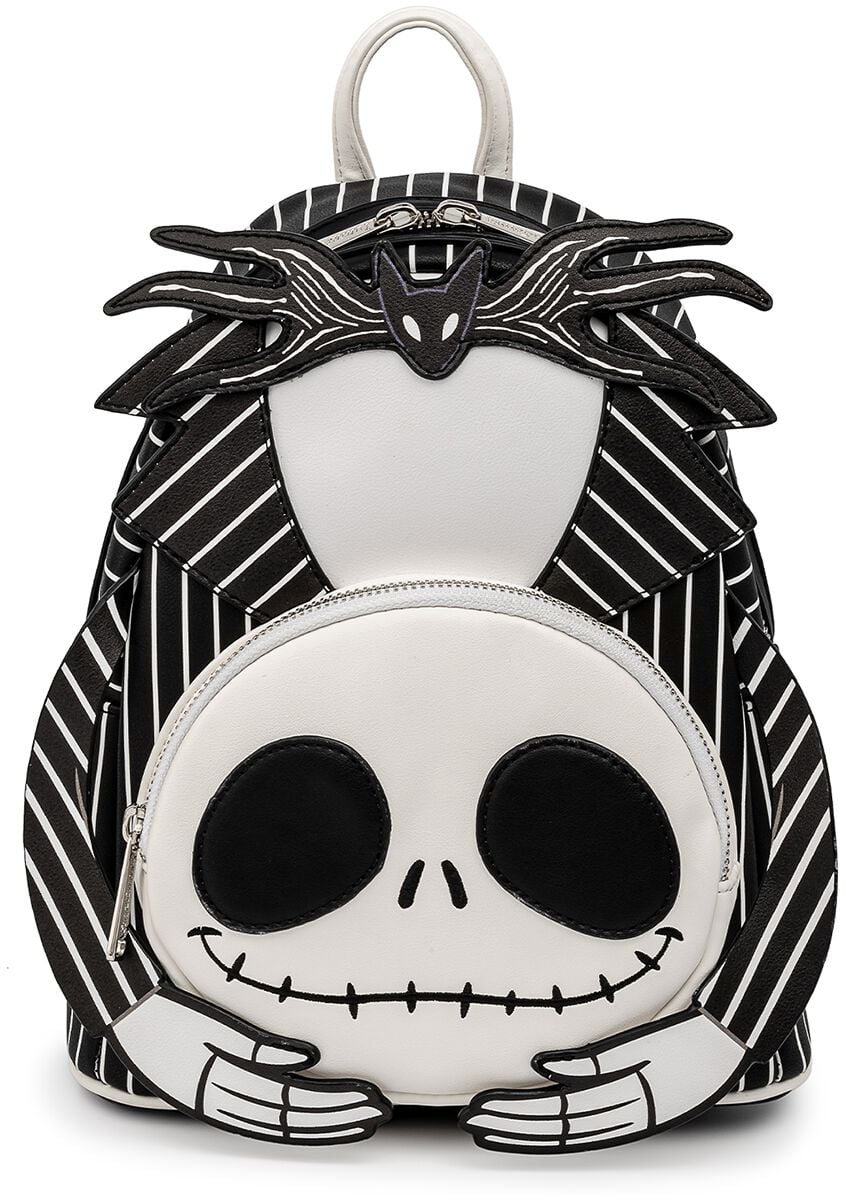 The Nightmare Before Christmas - Disney Mini-Rucksack - Loungefly - Headless Jack - schwarz/weiß  - Lizenzierter Fanartikel
