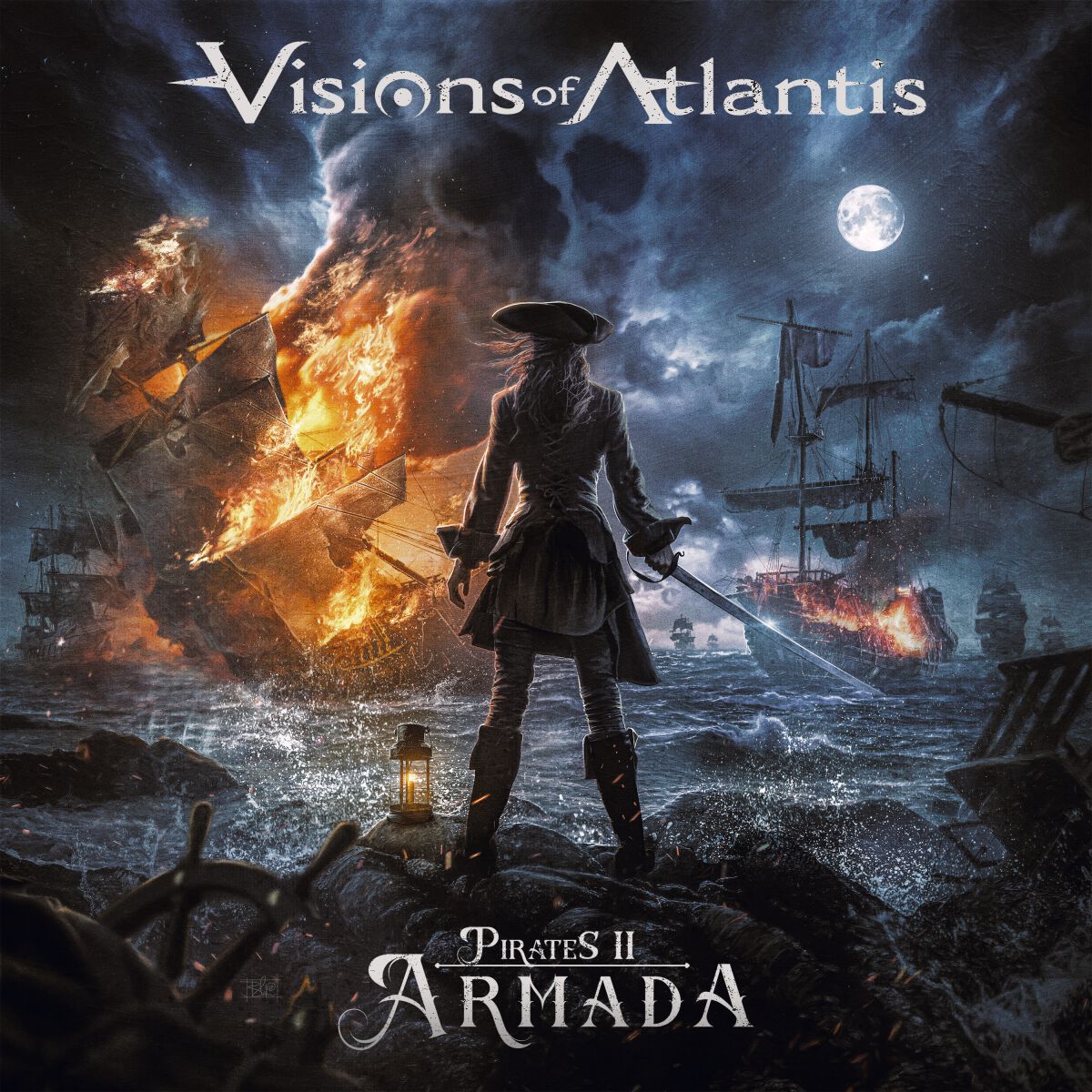 Image of CD di Visions Of Atlantis - Pirates II - Armada - Unisex - standard