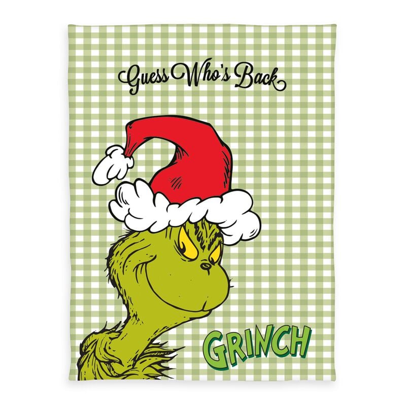 The Grinch Decke - Der Grinch - multicolor  - Lizenzierter Fanartikel