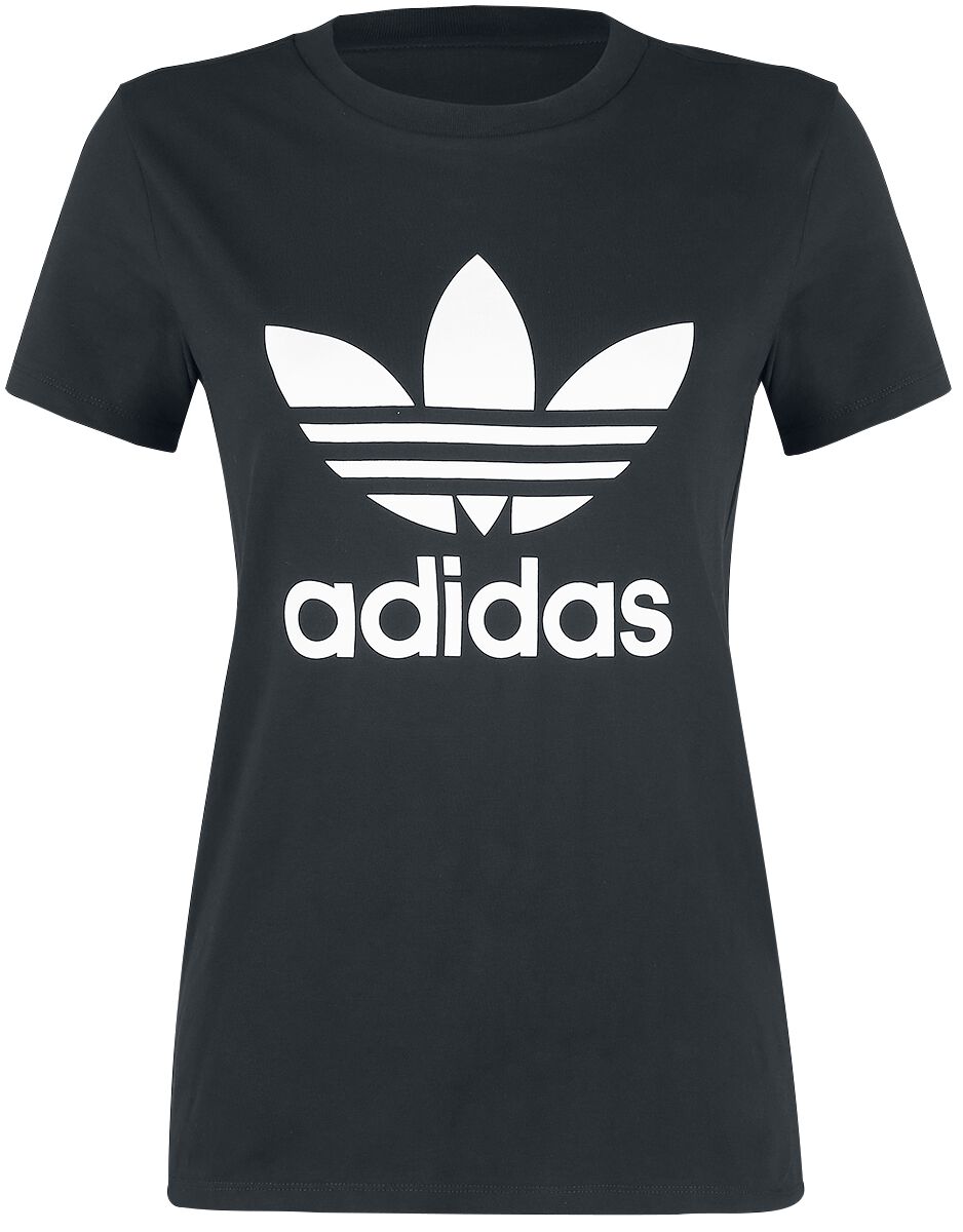 Image of Adidas Trefoil Tee Girl-Shirt schwarz
