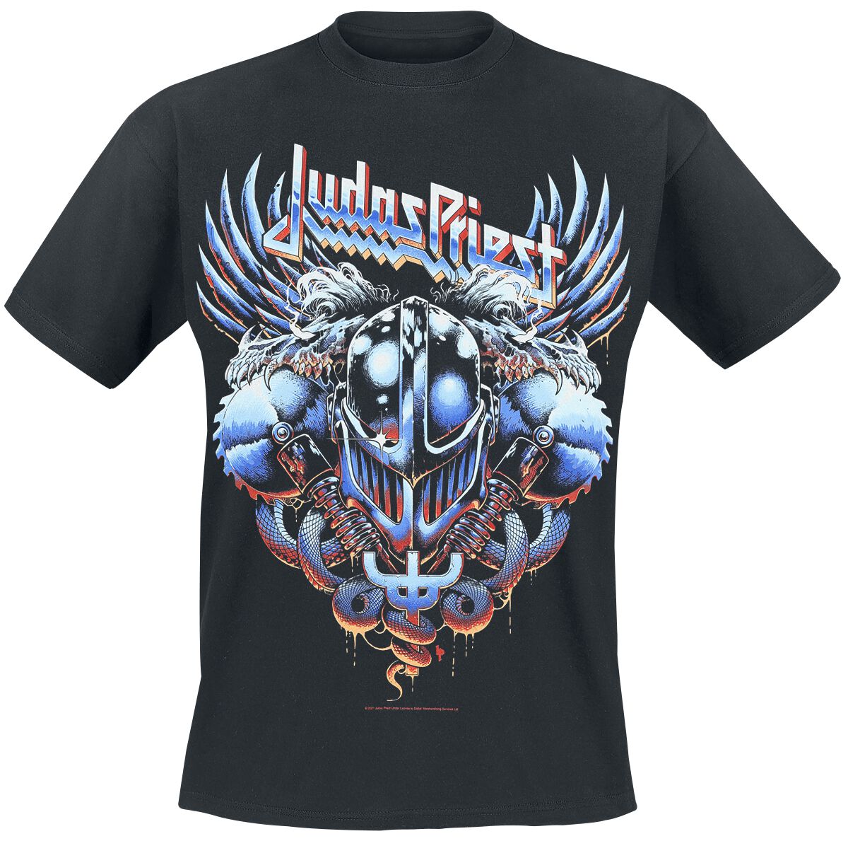 Image of Judas Priest Painkiller Steel Man T-Shirt schwarz