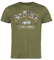 College Camo T, Alpha Industries, T-Shirt