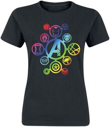 Rainbow Icons, Avengers, T-Shirt