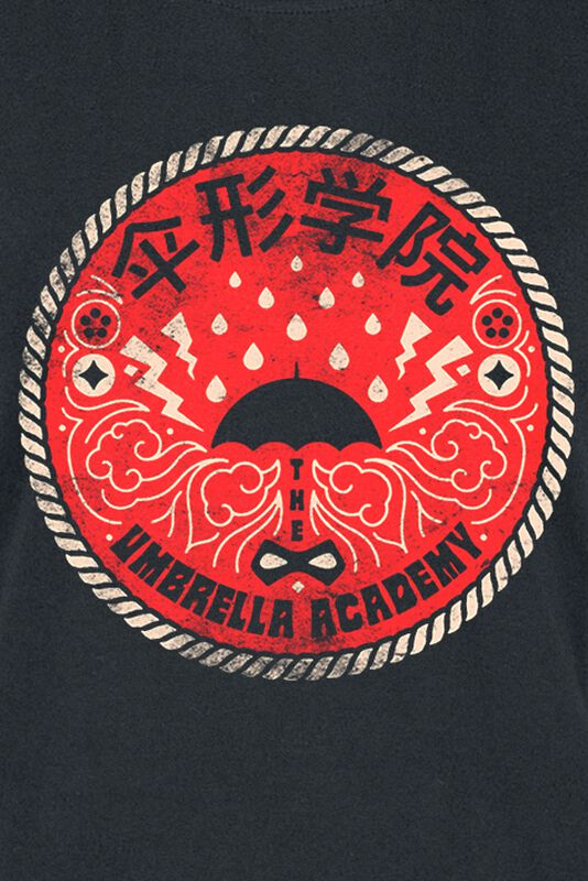 Filme & Serien The Umbrella Academy Distressed Patch | Umbrella Academy T-Shirt