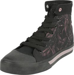 Sneaker with Feathers and Butterflies, Full Volume by EMP, Sneaker high