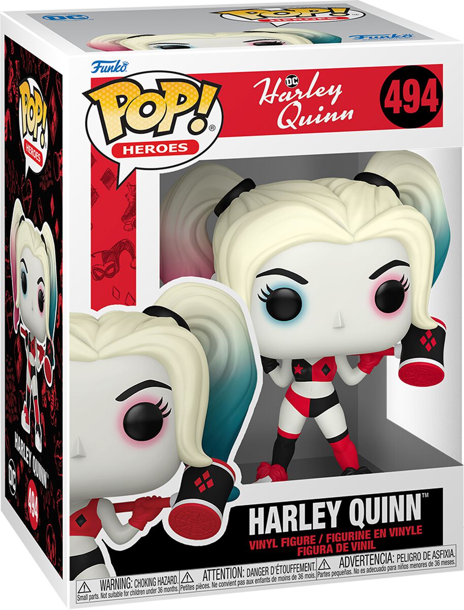 Harley Quinn - Harley Quinn Vinyl Figur 494 - Funko Pop! Figur - Funko Shop Deutschland - Lizenzierter Fanartikel