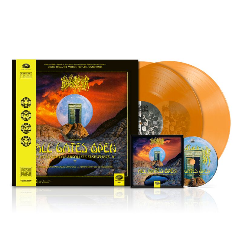 All Gates open (Original Motion Picture Soundtrack) von Blood Incantation - 2-LP & Blu-ray (Coloured, Limited Edition, Standard)