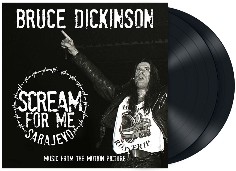 LP  av Bruce Dickinson - Scream for me Sarajevo -  -
