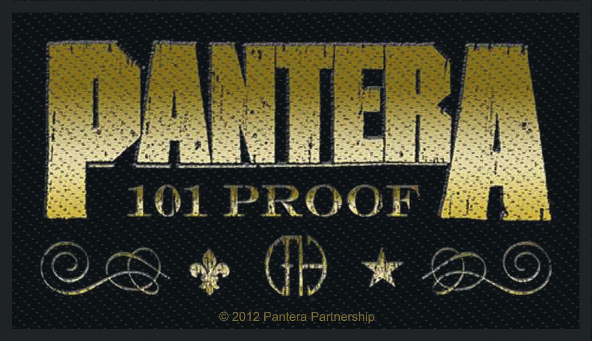 Pantera Whiskey Label Patch multicolor