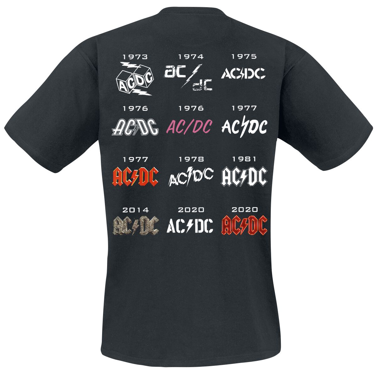 50 Years Logo History | AC/DC T-Shirt | EMP