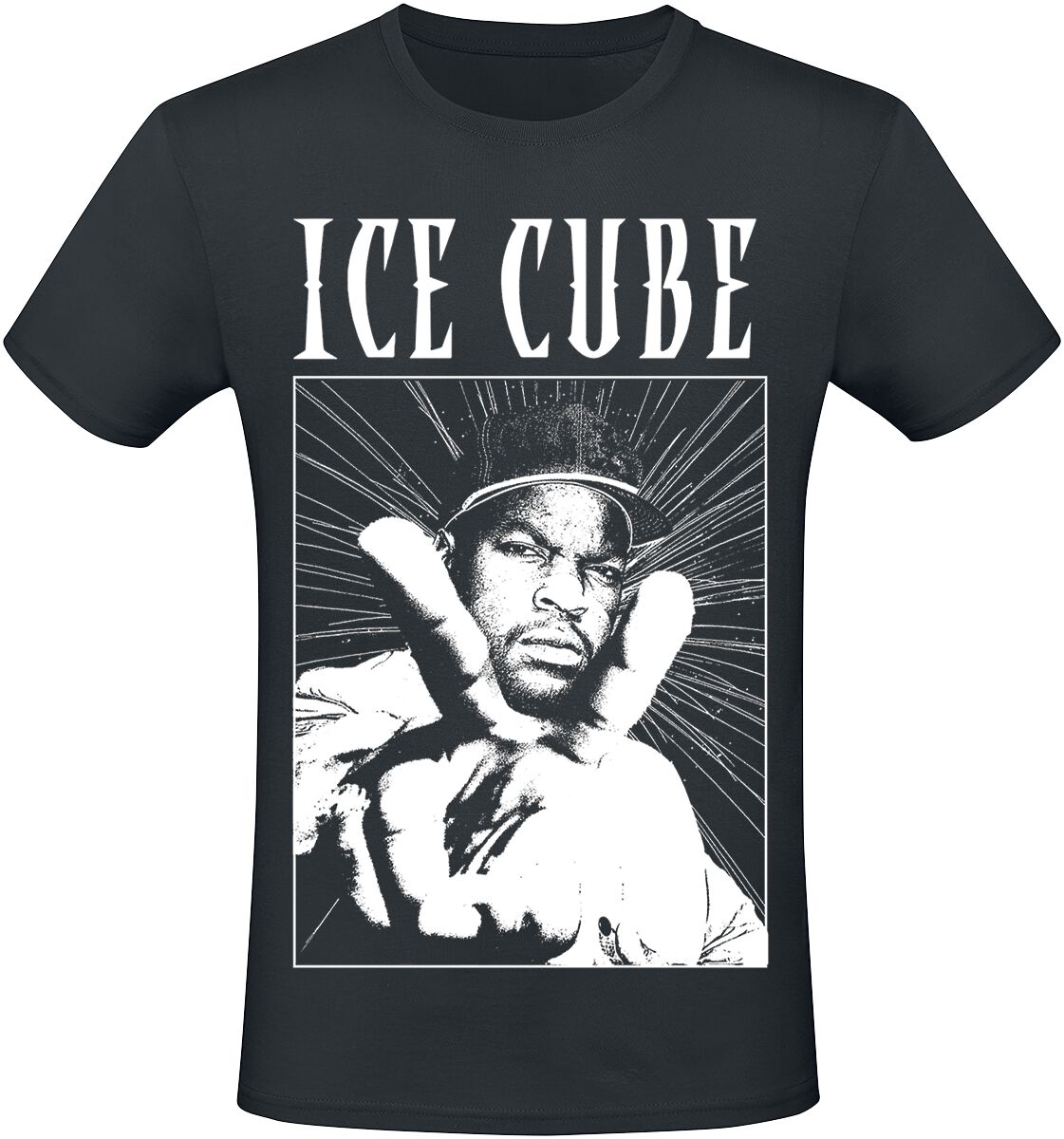 Levně Ice Cube Peace Sign Tričko černá