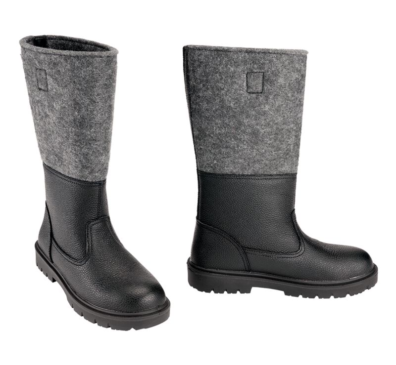 4051773273111 - Knobelbecher Filz Stiefel schwarz in EU43