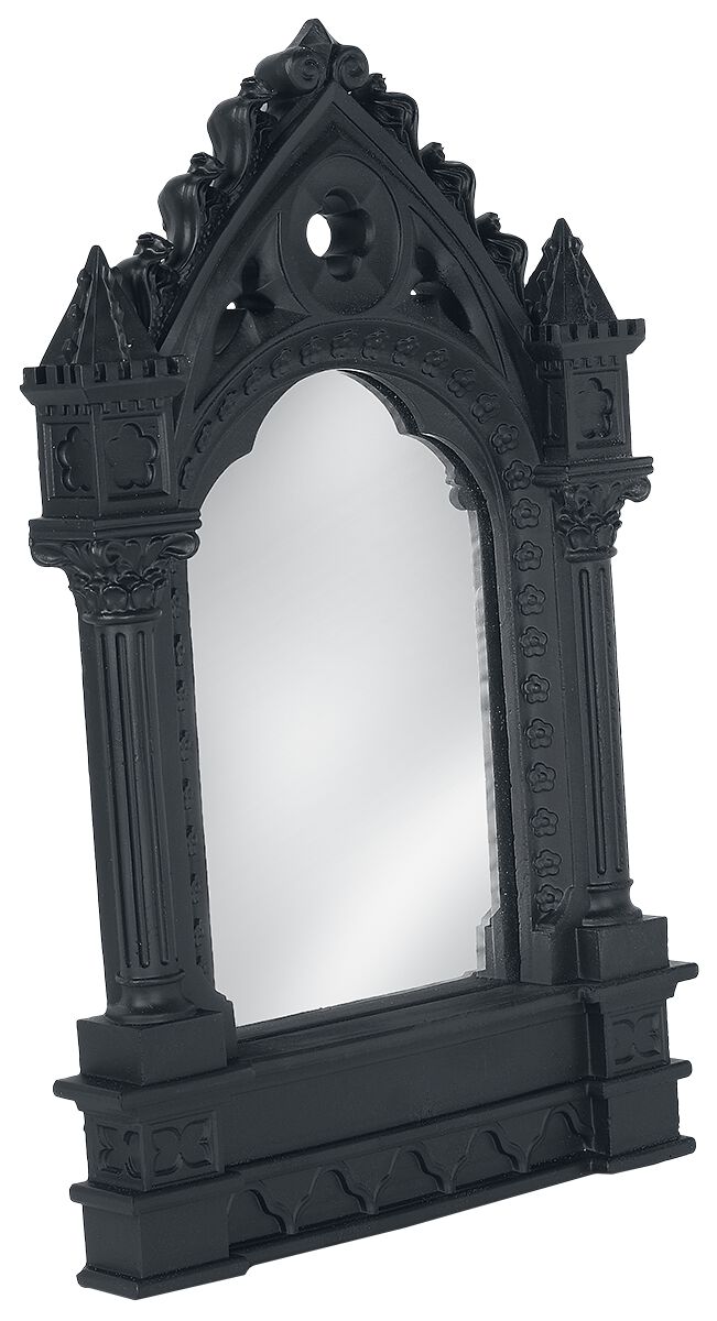 Levně Alchemy England Zrcadlo Cathedral Dekorace na stůl černá