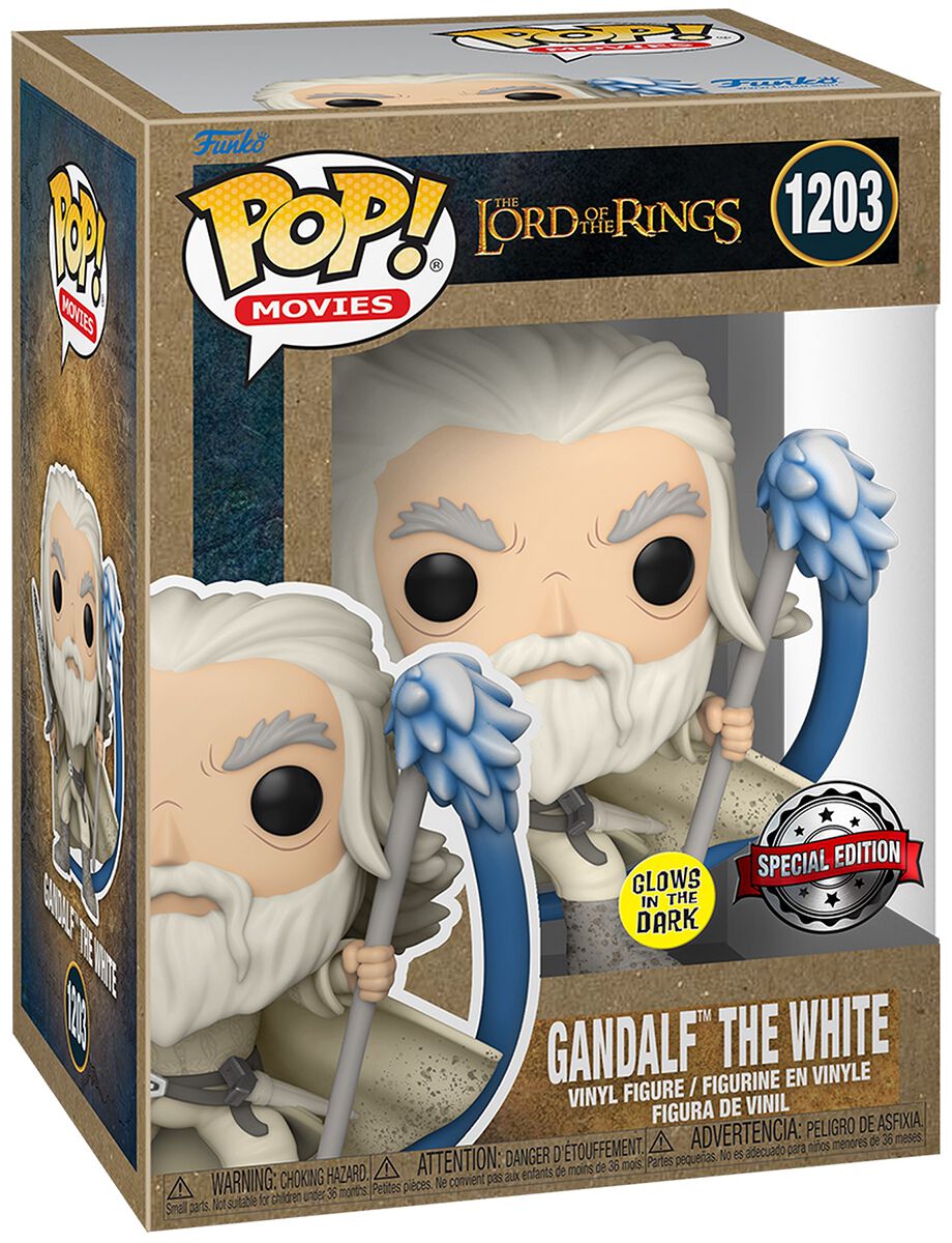 The Lord Of The Rings Gandalf the White (GITD) Vinyl Figur 1203 Funko Pop! multicolor