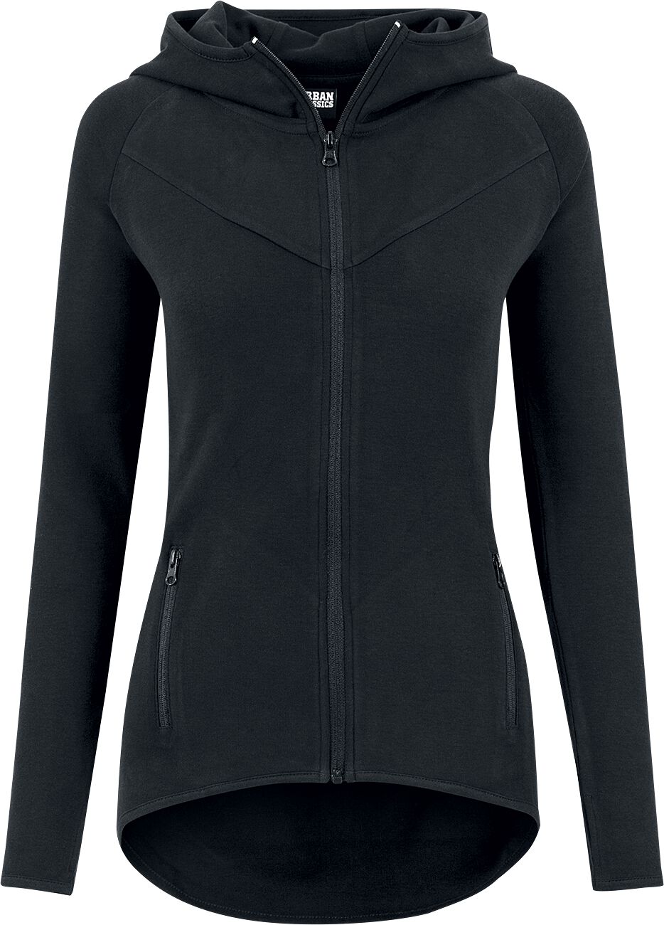 Ladies Athletic Interlock Zip Hoodie Urban Classics Kapuzenjacke - Main Image