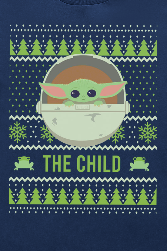 Star Wars Kids - The Mandalorian - Baby Yoda - Grogu T-Shirt blau