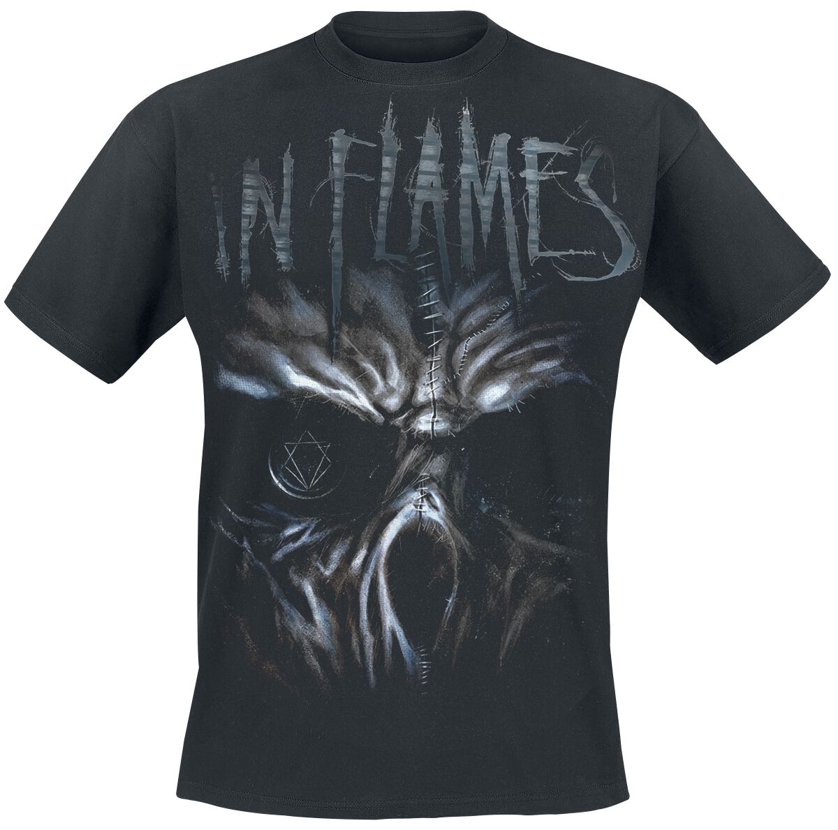 In Flames Ghost T-Shirt schwarz in S