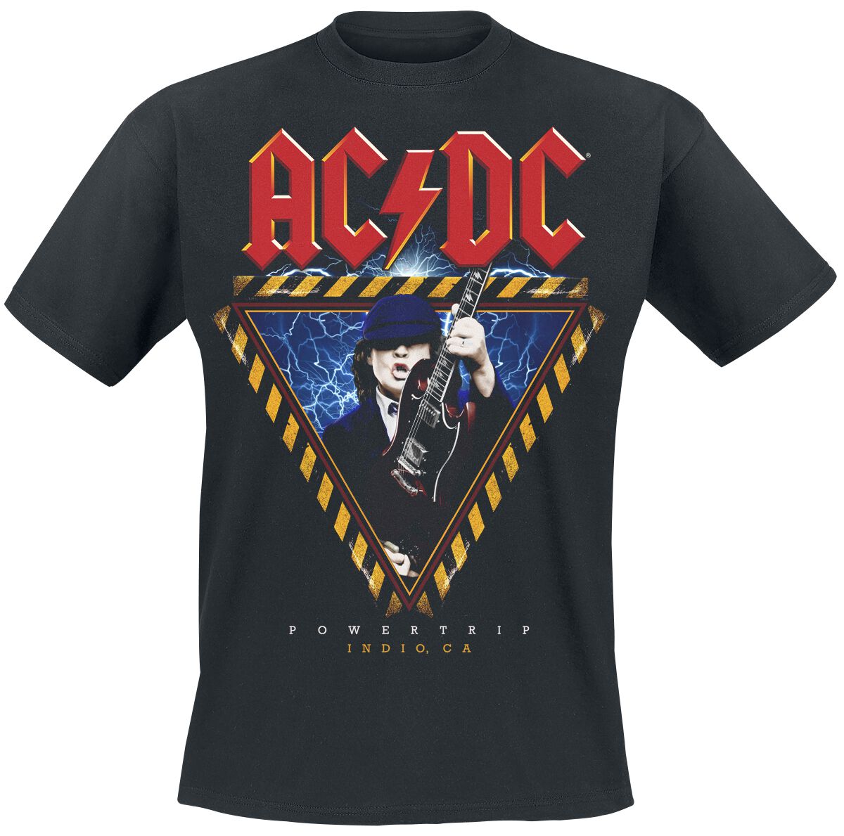 AC/DC T-Shirt - PWRUP Power Trip Angus - S bis 5XL - für Männer - Größe 5XL - schwarz  - Lizenziertes Merchandise!