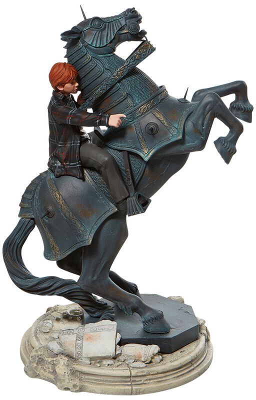 Filme & Serien Harry Potter Ron on a Chess Horse Masterpiece Figurine | Harry Potter Sammelfiguren