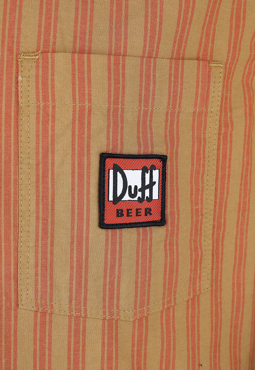 Billabong Simpsons Duff Delivery Kurzarmhemd orange