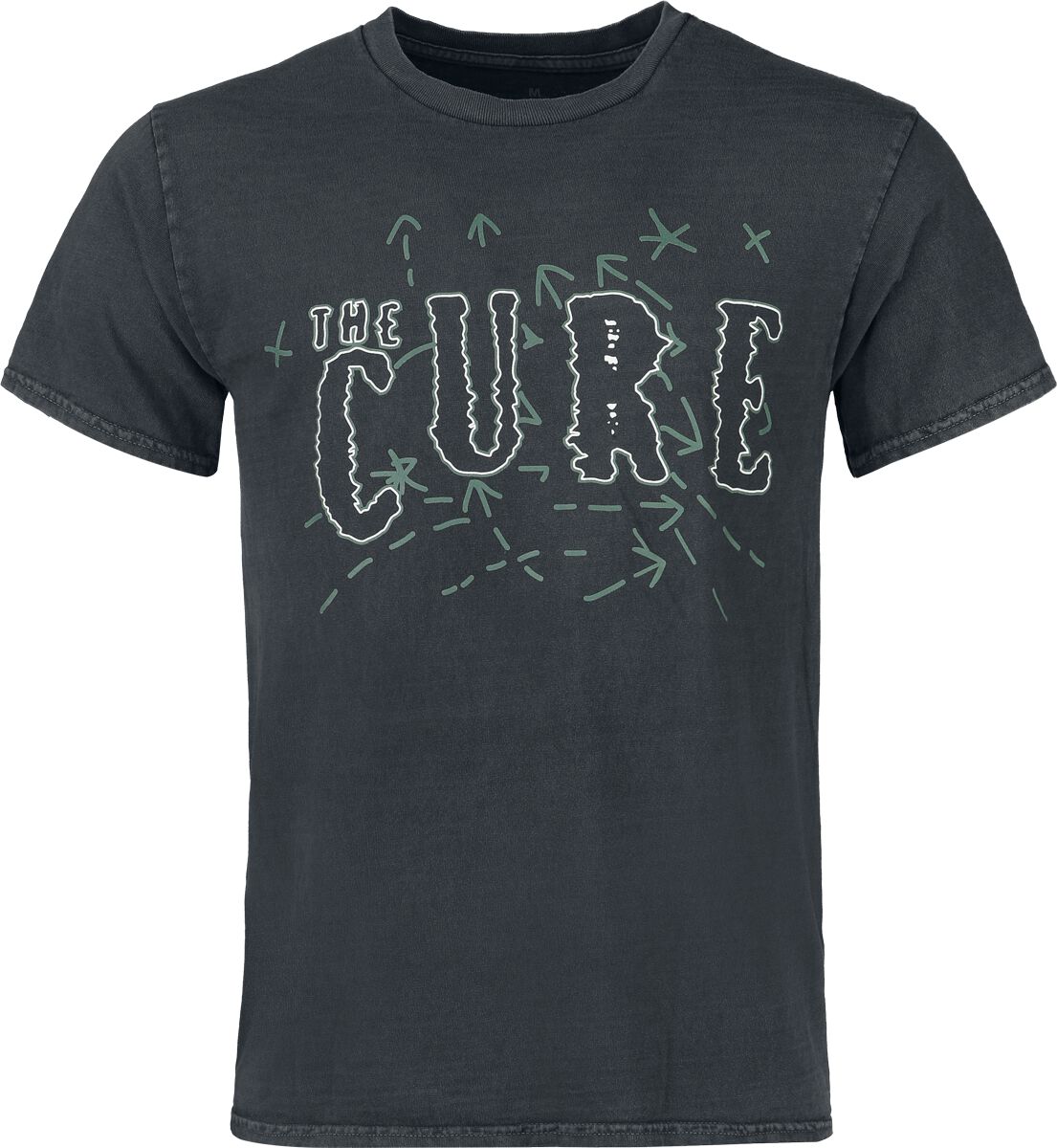 The Cure T-Shirt - Text Logo - S bis XXL - für Männer - Größe XL - schwarz  - Lizenziertes Merchandise!