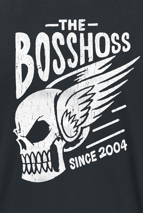 The BossHoss Flying Skull T-Shirt schwarz