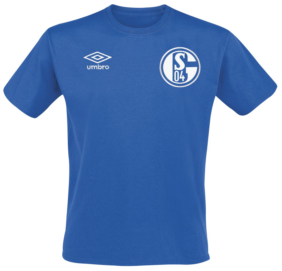 FC Schalke 04 Umbro Crew Neck Tee T-Shirt royal