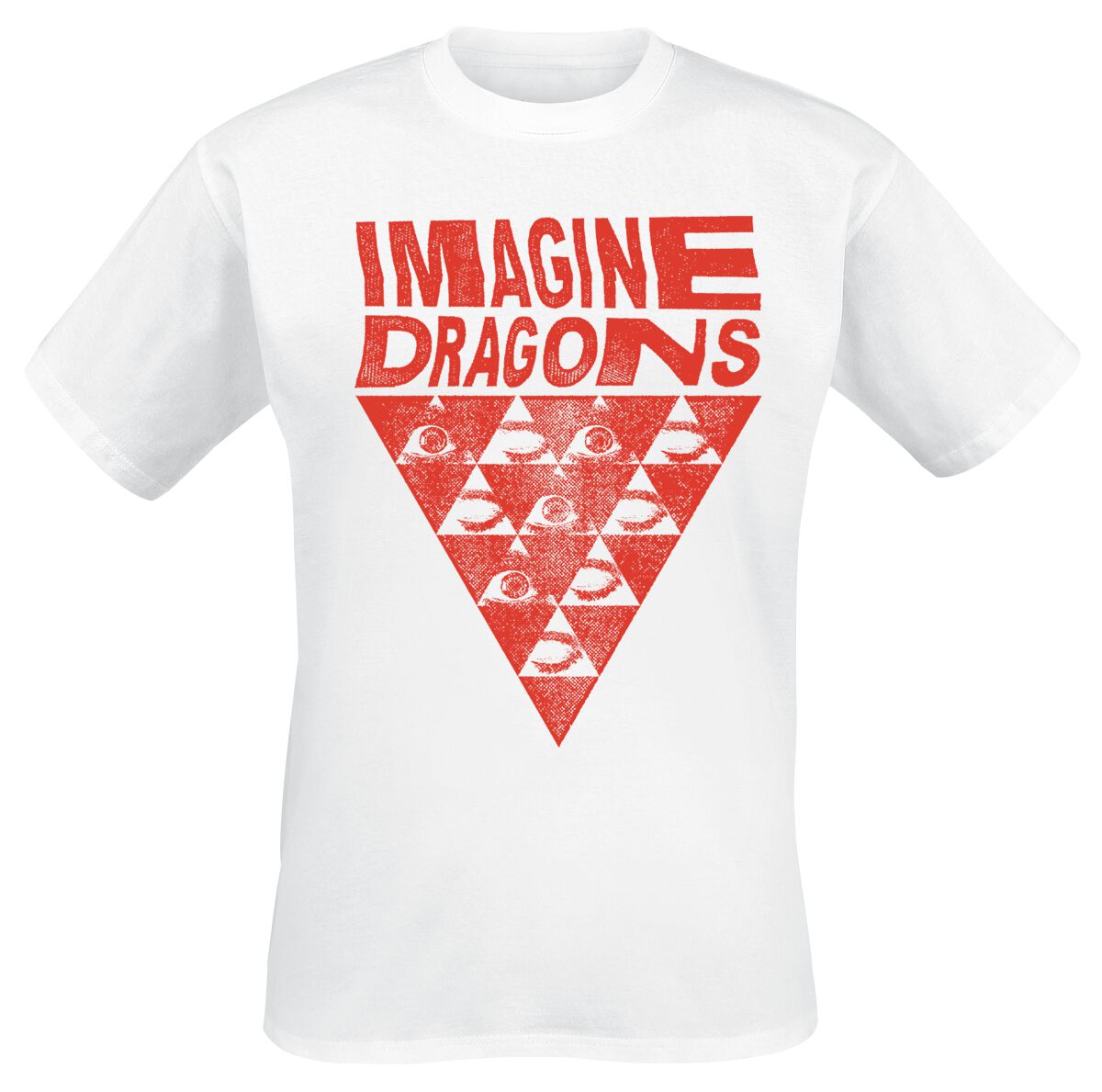 Levně Imagine Dragons Eyes Tričko bílá
