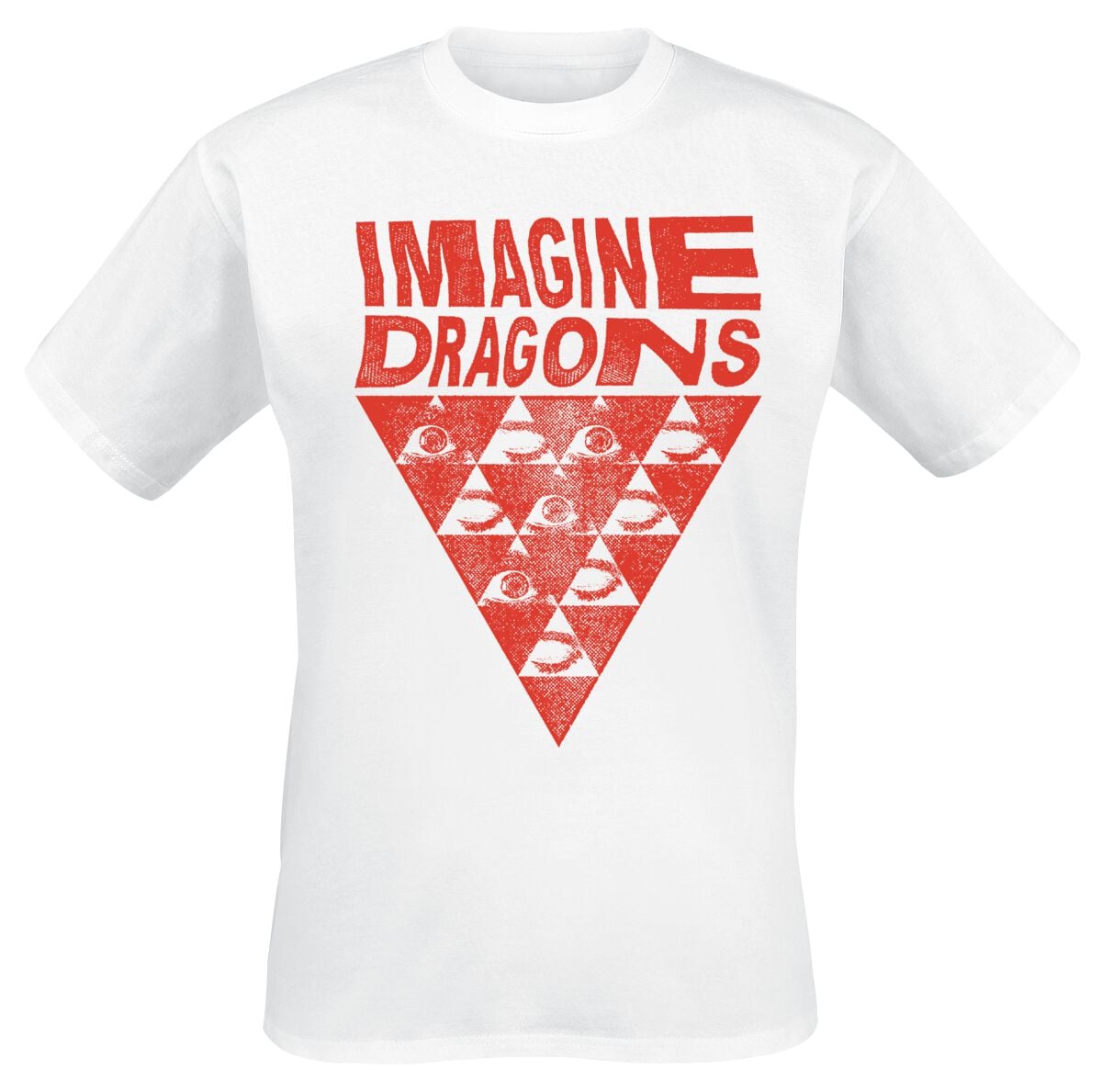 Imagine Dragons Eyes T-Shirt weiß in XXL