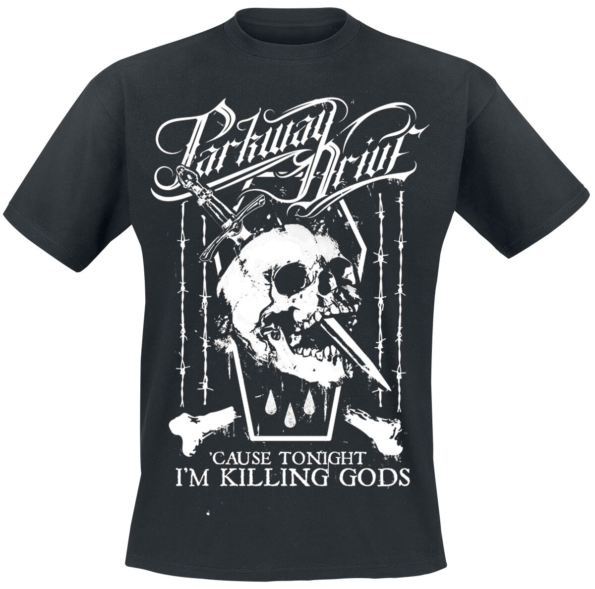Parkway Drive T-Shirt - Killing Gods - XL bis 3XL - für Männer - Größe XXL - schwarz  - Lizenziertes Merchandise!