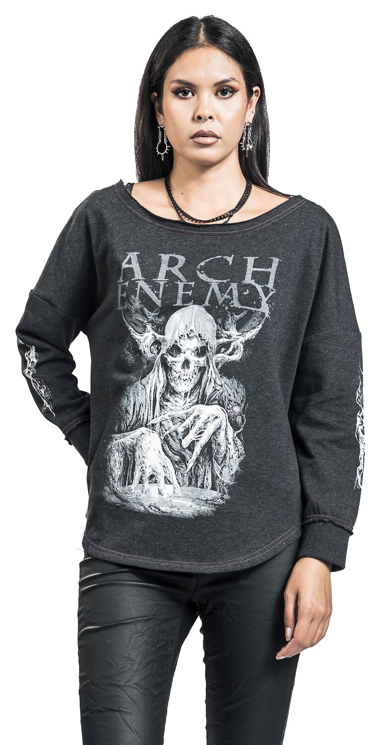 Sweat-shirt de Arch Enemy - EMP Signature Collection - S à 3XL - pour Femme - noir