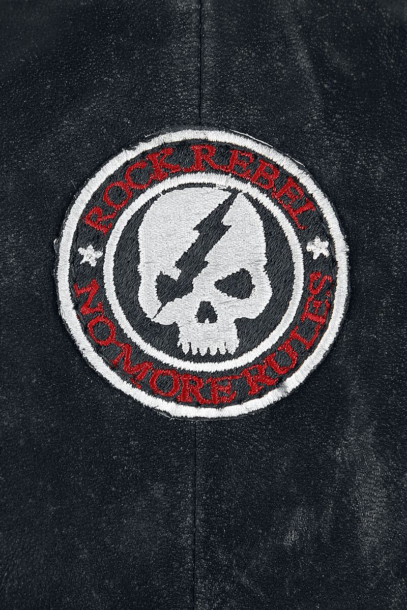 Rock Rebel by EMP Mannen grijs overgangsjack met patches L