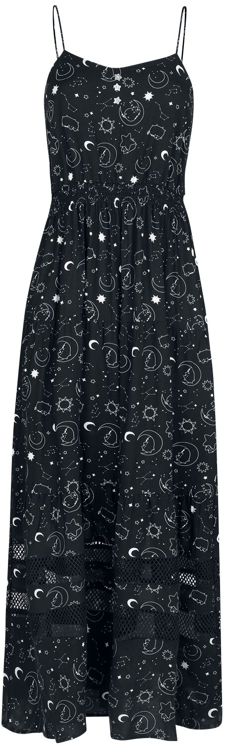 Robe longue de Pusheen - Starlight - S à XXL - pour Femme - noir