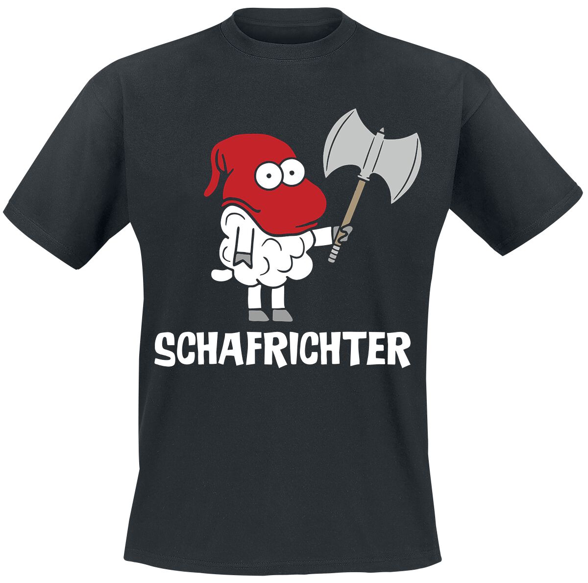 Tierisch Schafrichter T-Shirt schwarz Tierisch Schafrichter T-Shirt schwarz