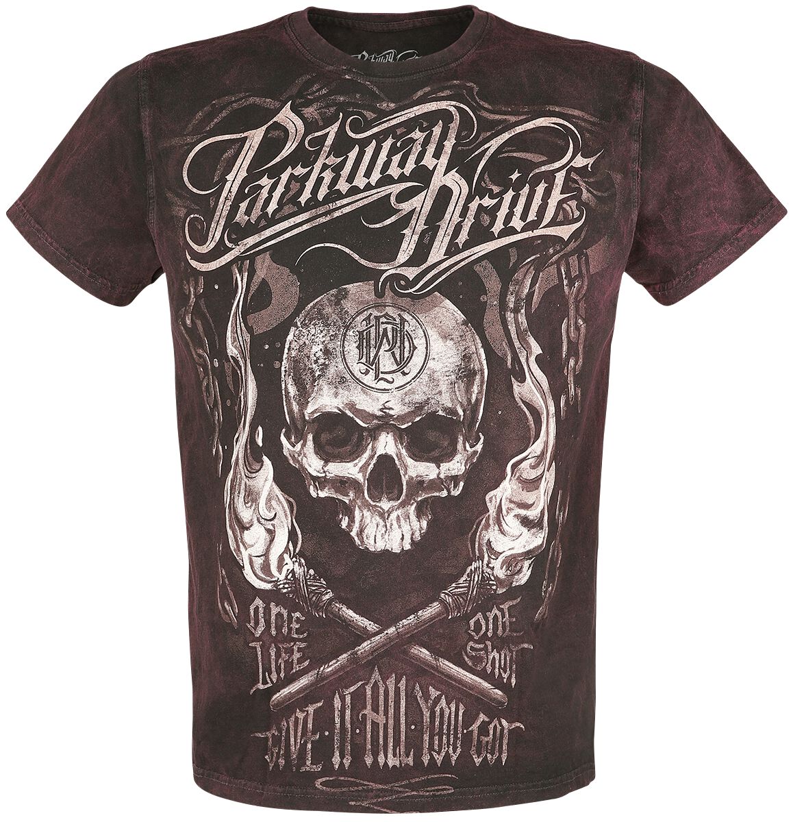 Parkway Drive Flame Alive T-Shirt rost in XL