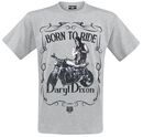 Daryl Dixon - Born To Ride, The Walking Dead, T-Shirt