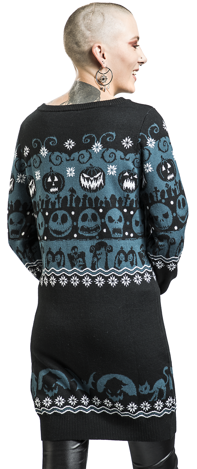 The Nightmare Before Christmas Scary Mittellanges Kleid multicolor