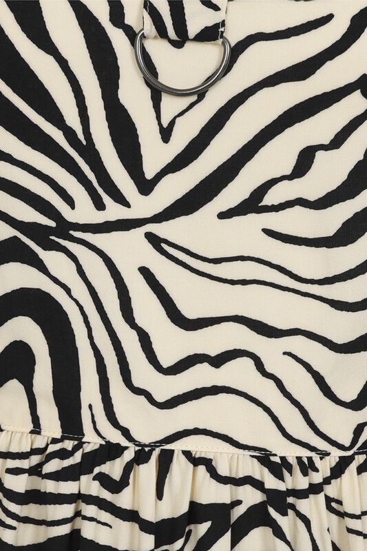 Frauen Bekleidung Zebra Maxi Dress | Hell Bunny Langes Kleid
