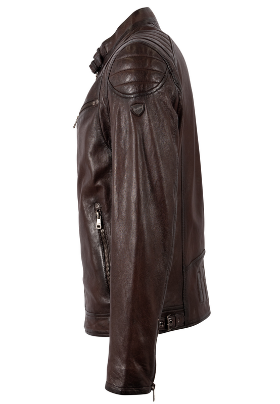 Thumbnail - Mauritius Colt W18 Lasanv Lederjacke rotbraun in S