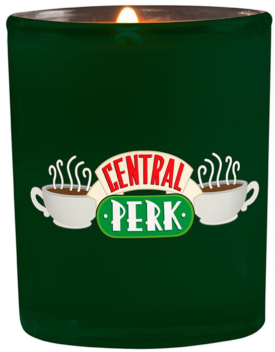 Friends Central Perk Kerze grün weiß rot